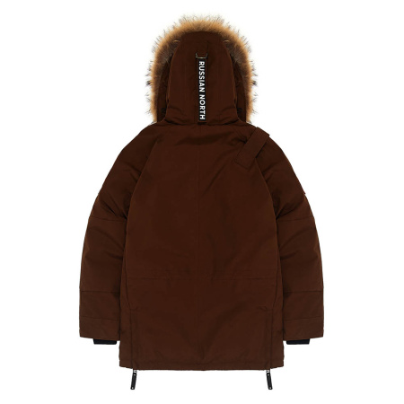 CHILL - универсальная и легкая мужская зимняя парка. Цвет: Какао