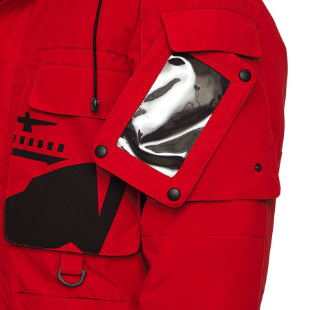 Мужская экспедиционная парка LEDOKOL. Цвет: Красный