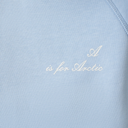 Женский свитшот ARCTIC с логотипом Голубой