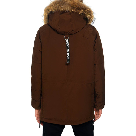 CHILL - универсальная и легкая мужская зимняя парка. Цвет: Какао