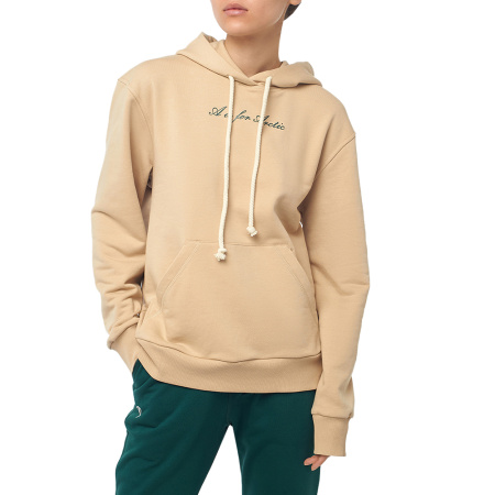 Толстовка с лого женская Бежевый